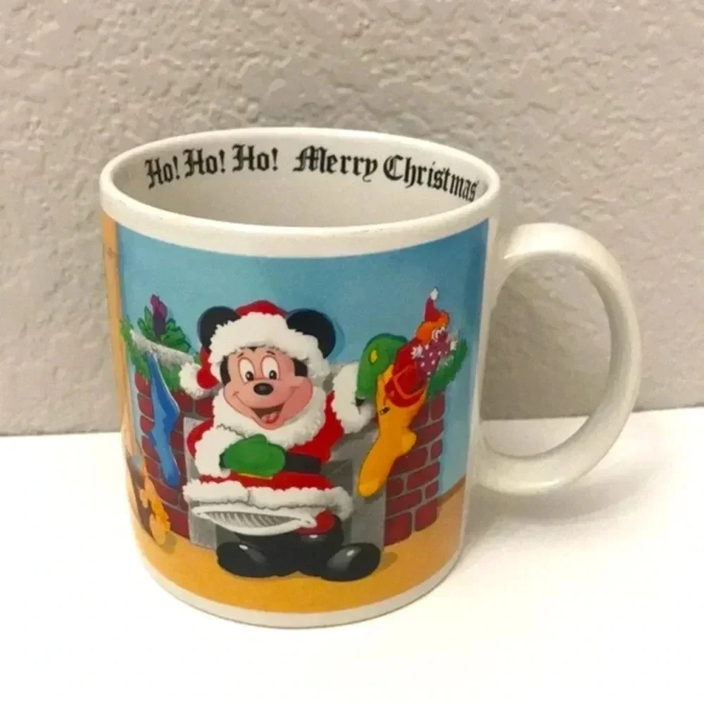 Vintage Mickey Mouse Merry Christmas Mug